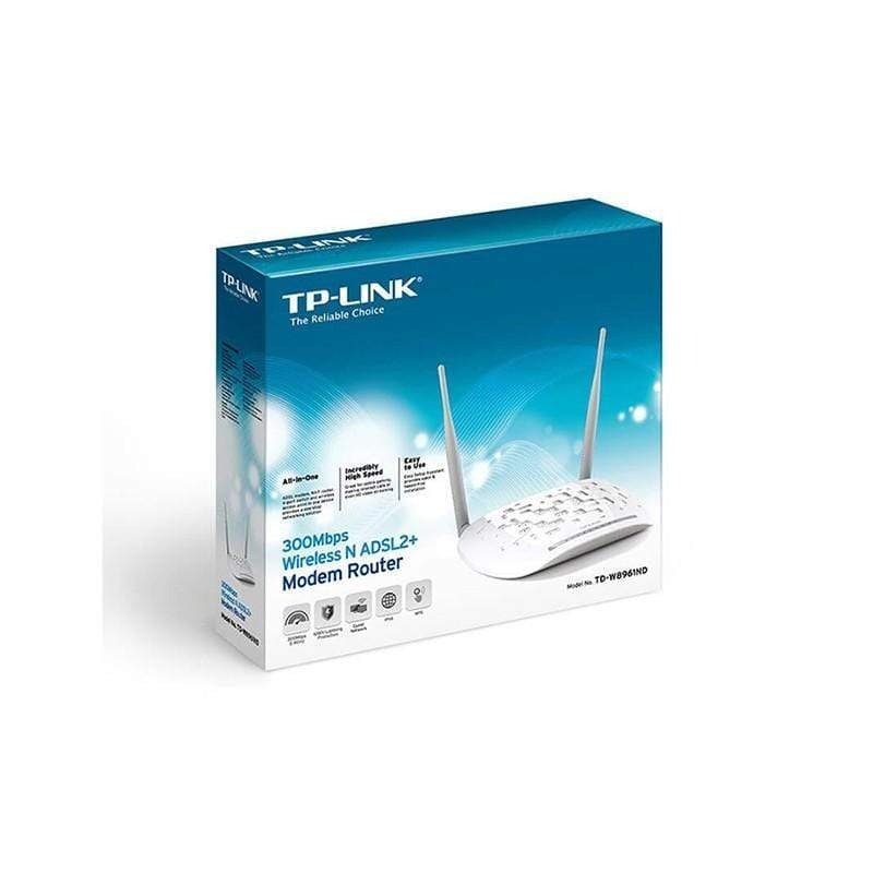 TP-Link 300Mbps Wireless N ADSL2+ Modem Router - TD-W8961N