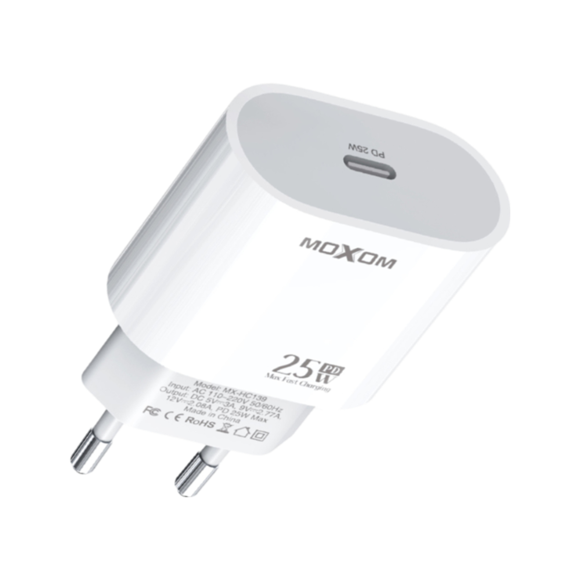 Moxom Lightning Cable Fast Charger 25W